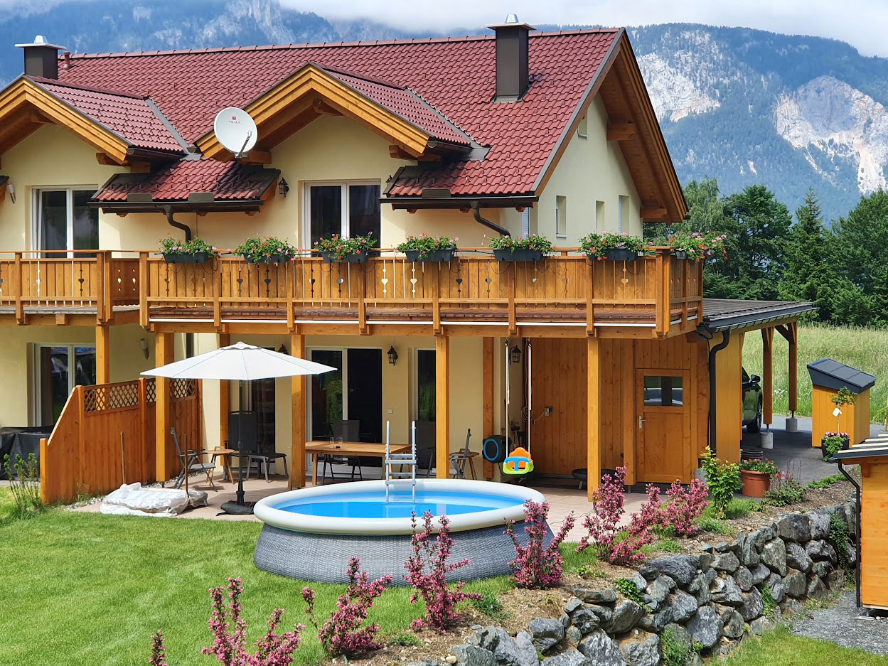 huis met zwembad berghaus edelhirsch